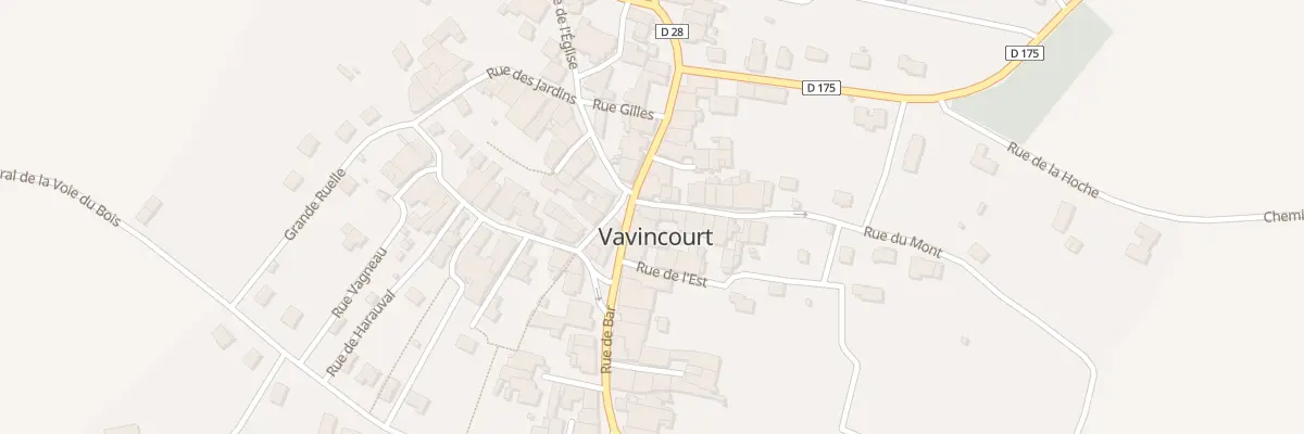 Plan du 2 Rue du Mont à Vavincourt