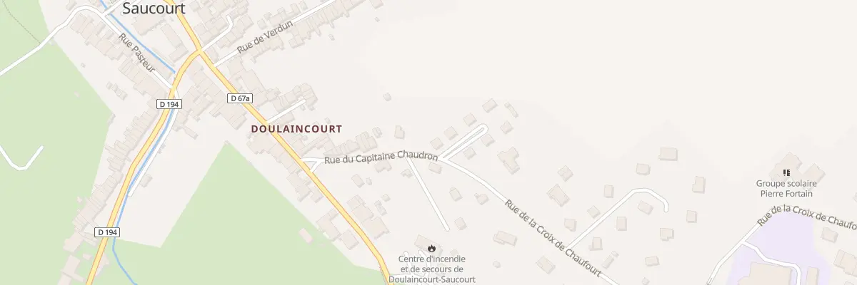 Plan du 1 Imp des Rosiers à Doulaincourt-Saucourt