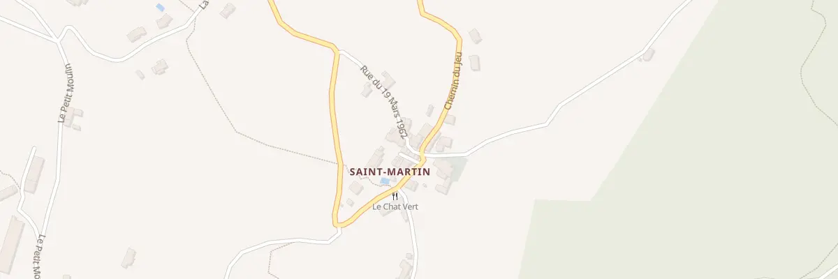 Plan du 5123 Saint Martin à Hostun