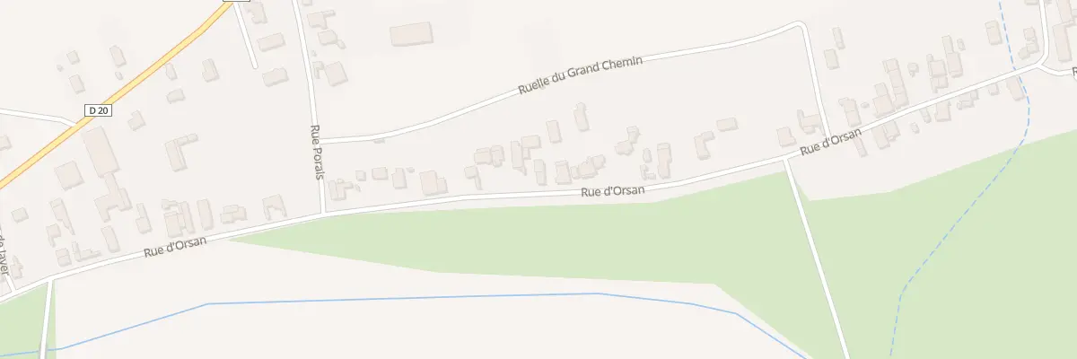 Plan du 40 Rue d’Orsan à Esbarres