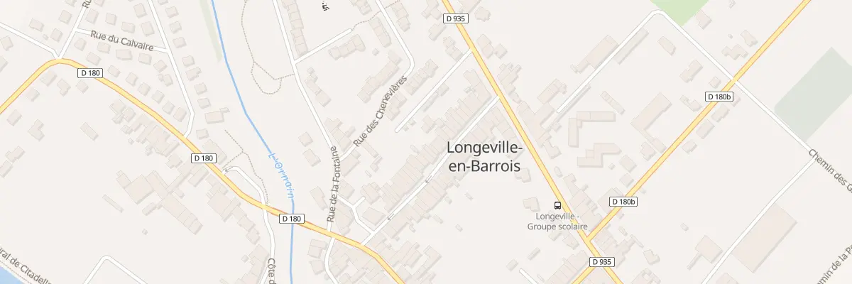 Plan du 37 Rue de la Ruelle à Longeville-en-Barrois