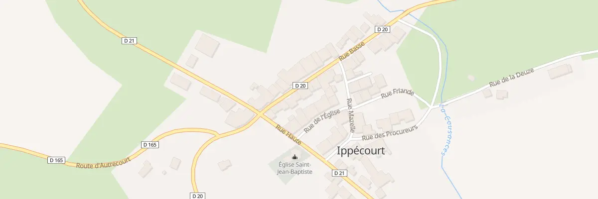 Plan du 2 Rue Basse à Ippécourt