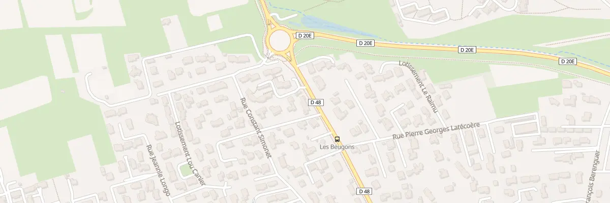 Plan du 41 Rte de la Plage à Marignane