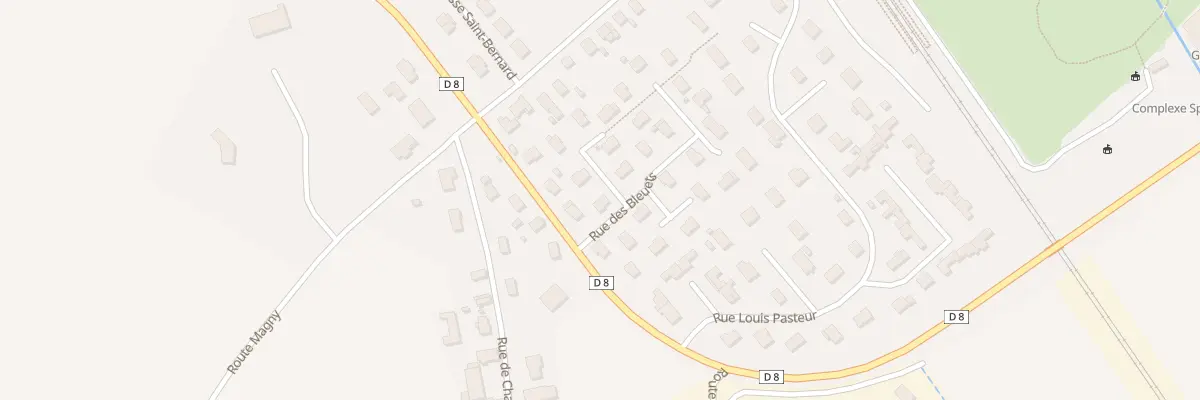 Plan du 1 Rue des Marguerites à Brazey-en-Plaine