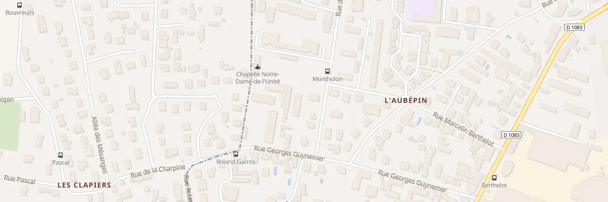 Plan du 64 Rue de Montholon à Bourg-en-Bresse