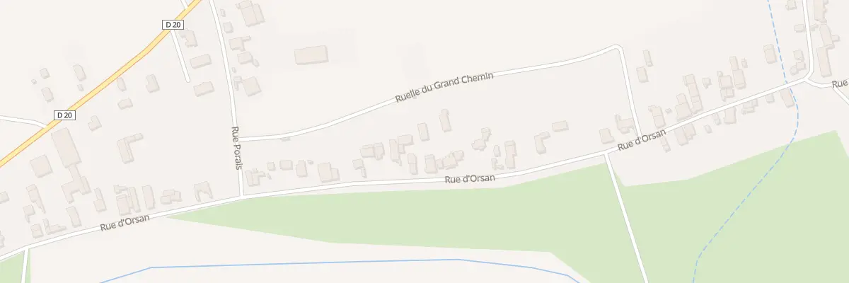 Plan du 38B Rue d’Orsan à Esbarres
