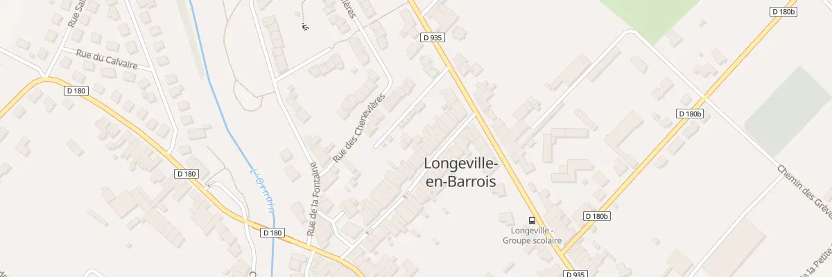 Plan du 45 Rue de la Ruelle à Longeville-en-Barrois