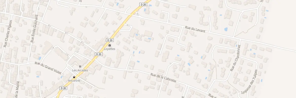 Plan du 163 Rue de la Cabrotte à Loyettes
