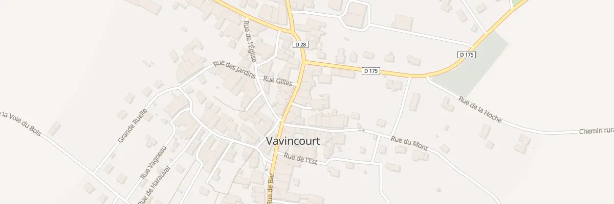 Plan du 6 Rue de Verdun à Vavincourt