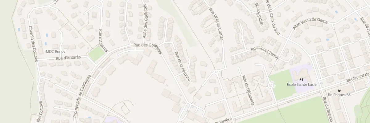 Plan du 10 Rue de la Pérouse à L’Isle-d’Abeau