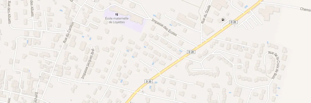 Plan du 79 Imp des Mésanges à Loyettes