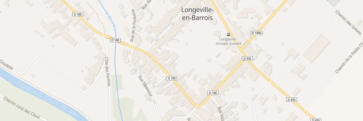 Plan du 26 Gr Grande Rue à Longeville-en-Barrois