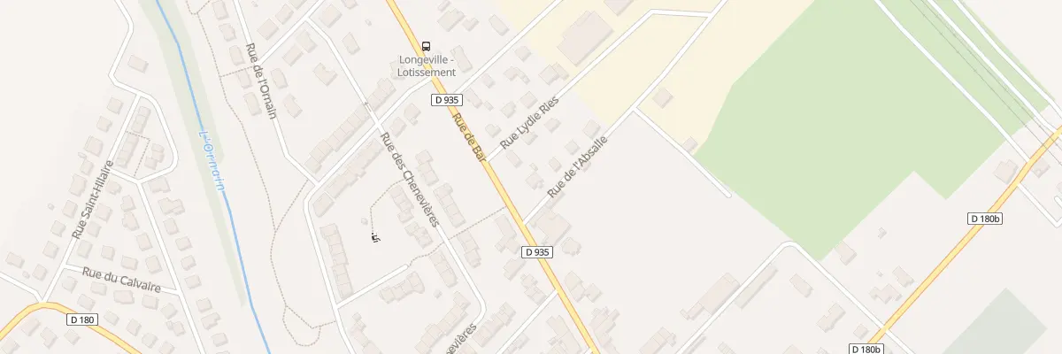 Plan du 2 Rue de l’Absalle à Longeville-en-Barrois