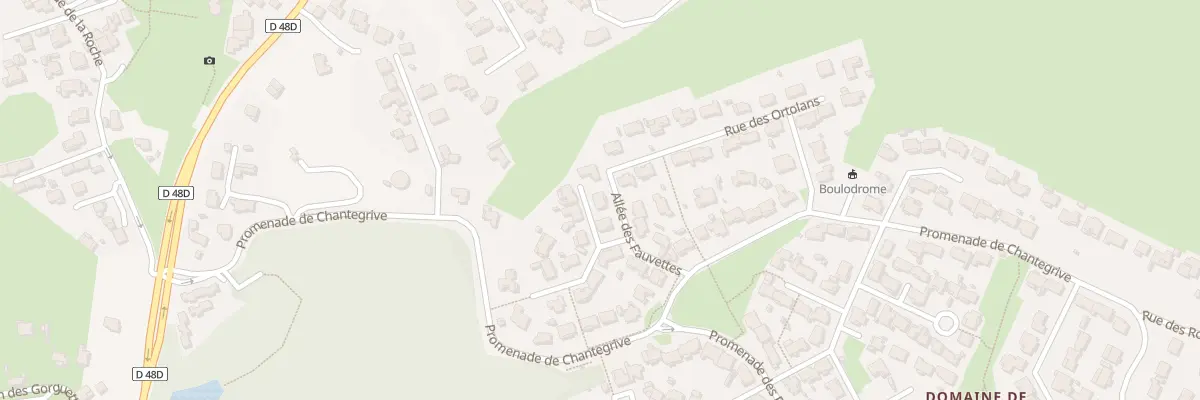 Plan du 3 All des Fauvettes à Ensuès-la-Redonne