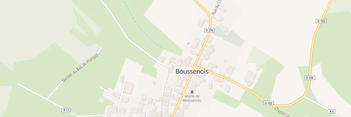 Plan du 2 Rue de Combe à Boussenois