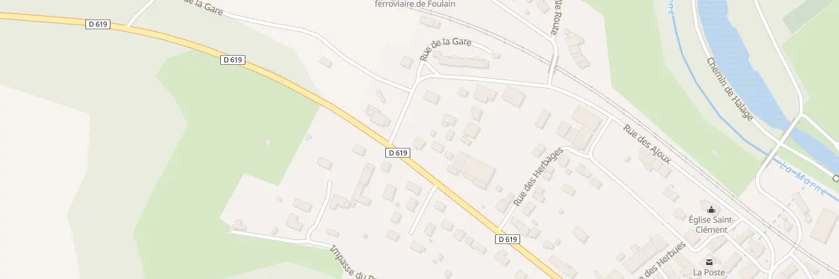 Plan du 3 Rte Nationale 19 à Foulain