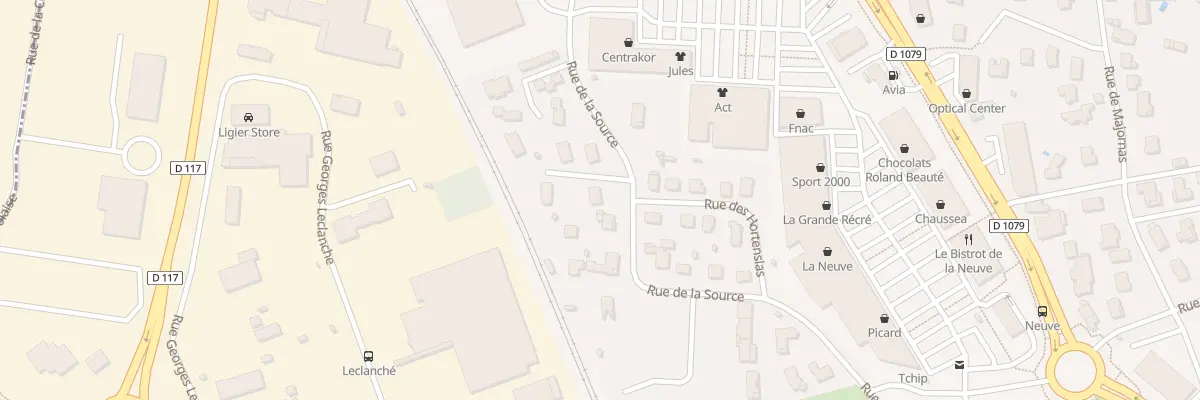 Plan du 6051 La Neuve à Viriat