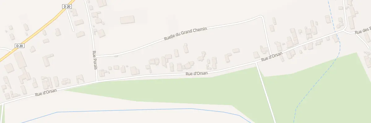Plan du 34 Rue d’Orsan à Esbarres