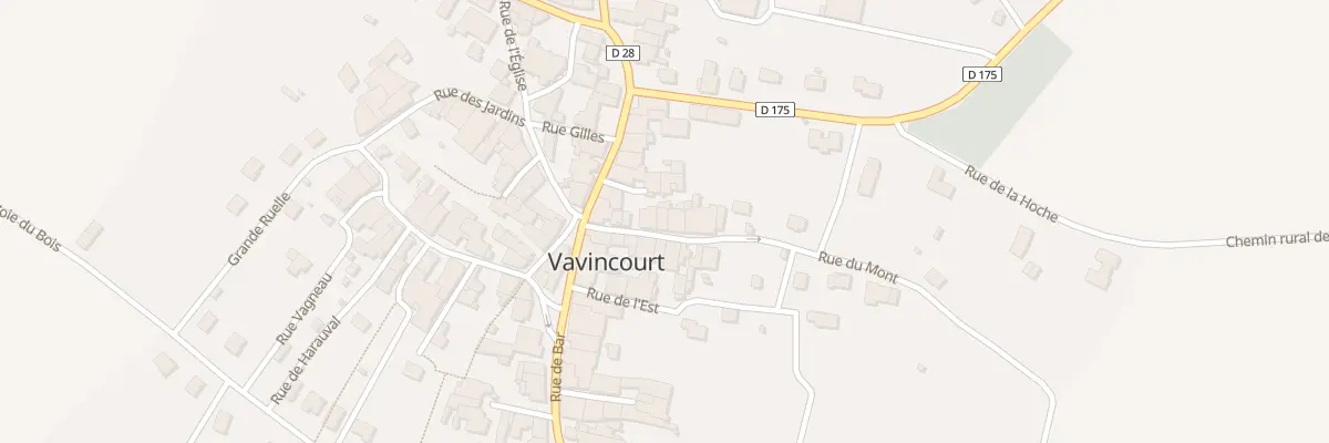 Plan du 5 Rue du Mont à Vavincourt