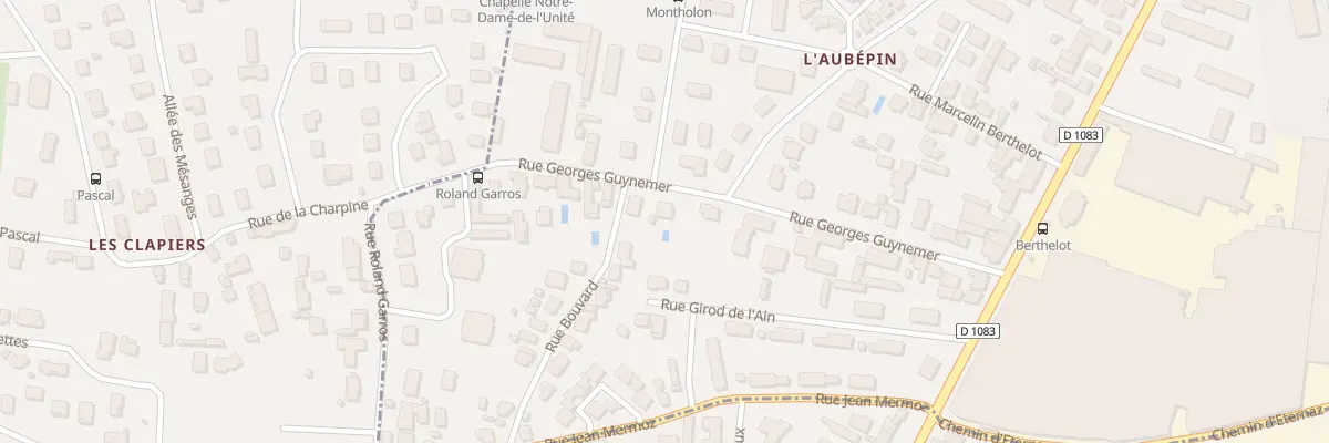 Plan du 15 Rue Georges Guynemer à Bourg-en-Bresse