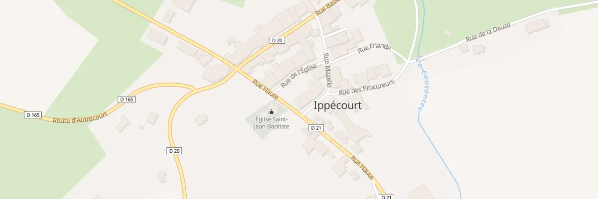 Plan du 8 Rue Mazelle à Ippécourt