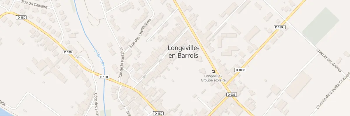 Plan du 30 Rue de la Ruelle à Longeville-en-Barrois