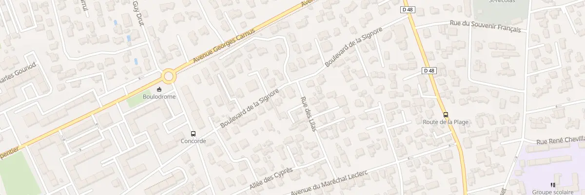 Plan du 9029 Bd de la Signore à Marignane