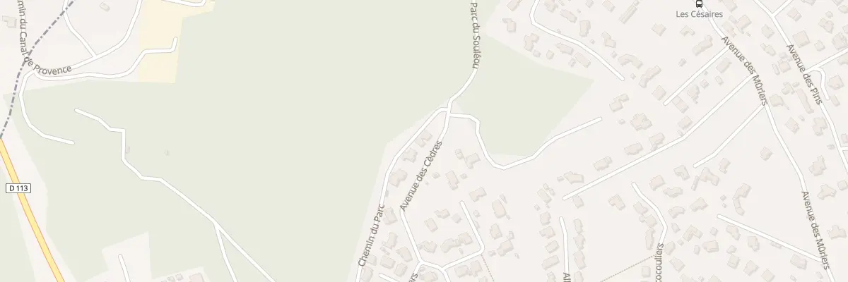 Plan du 57 Av des Cedres à Rognac
