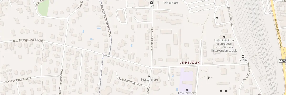 Plan du 38 Rue de Montholon à Bourg-en-Bresse