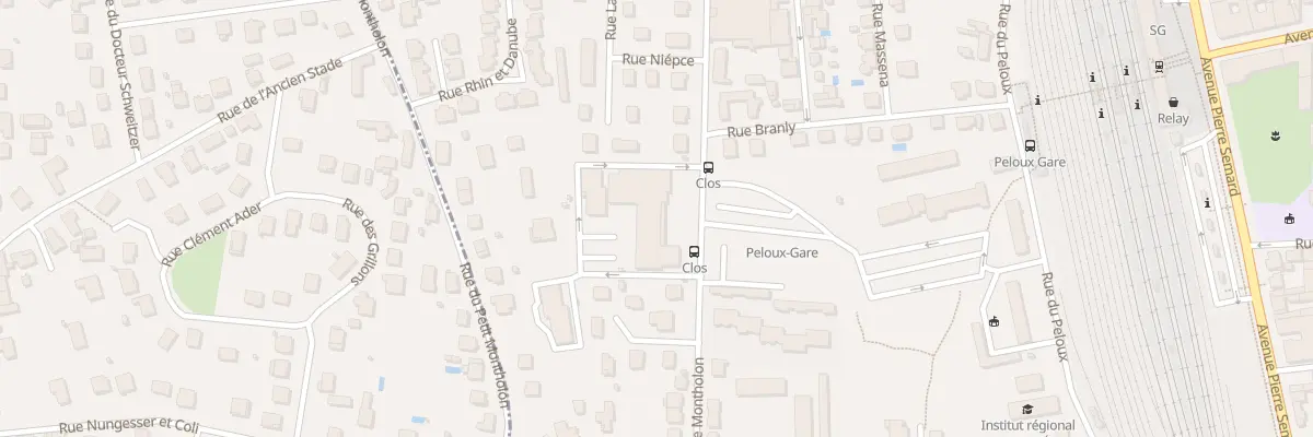 Plan du 22B Rue de Montholon à Bourg-en-Bresse