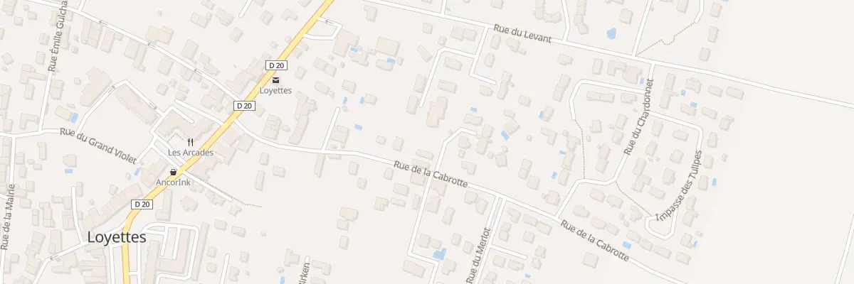Plan du 217 Rue de la Cabrotte à Loyettes