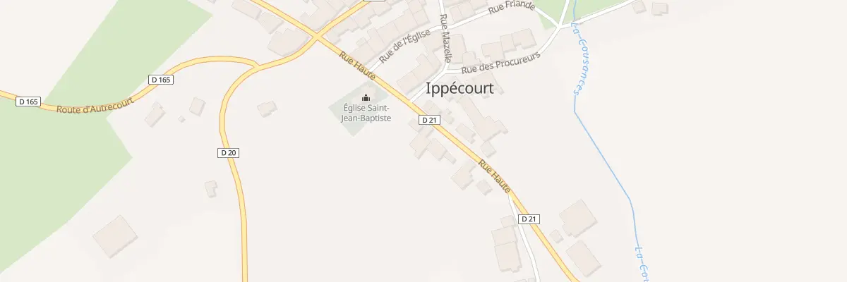 Plan du 4 Rue Haute à Ippécourt