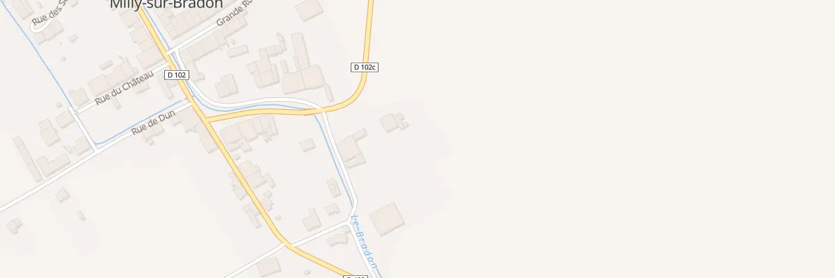 Plan du 16 Rue de la Fromonne à Milly-sur-Bradon