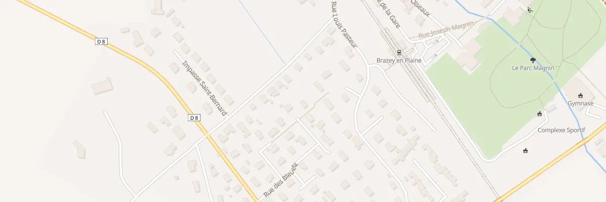 Plan du 7 Rue des Eglantines à Brazey-en-Plaine