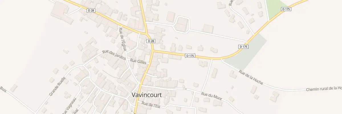 Plan du 2 Rue de Saint Mihiel à Vavincourt
