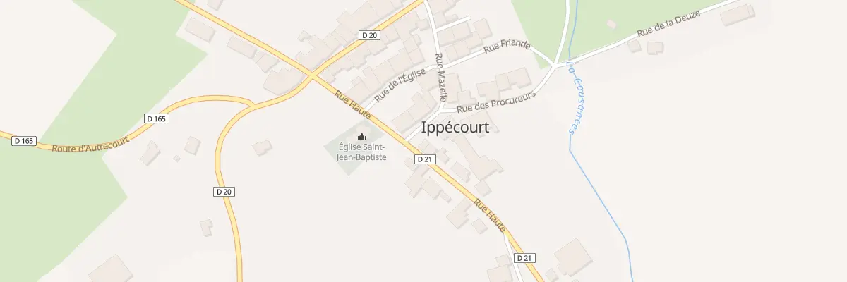 Plan du 3 Rue Haute à Ippécourt