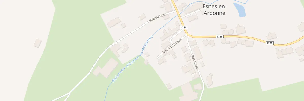 Plan du 6 Rue du Chateau à Esnes-en-Argonne