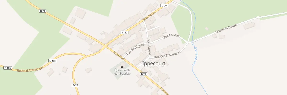 Plan du 2 Rue Mazelle à Ippécourt