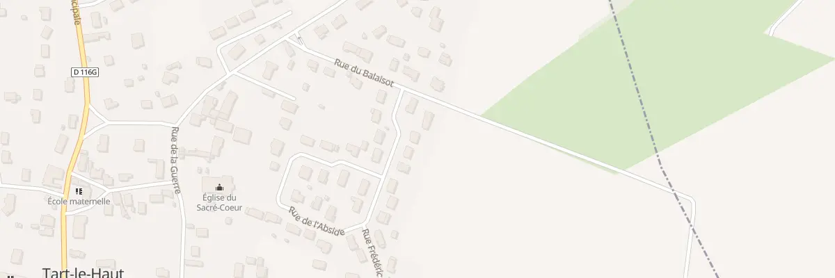Plan du 5 Rue Fréderic Mistral à Tart