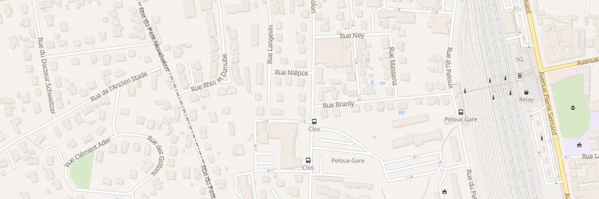 Plan du 16 Rue de Montholon à Bourg-en-Bresse
