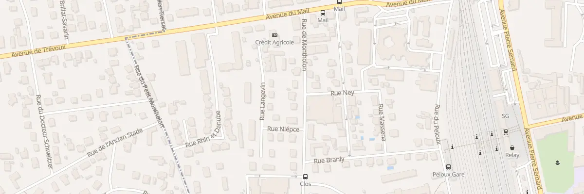 Plan du 12 Rue de Montholon à Bourg-en-Bresse
