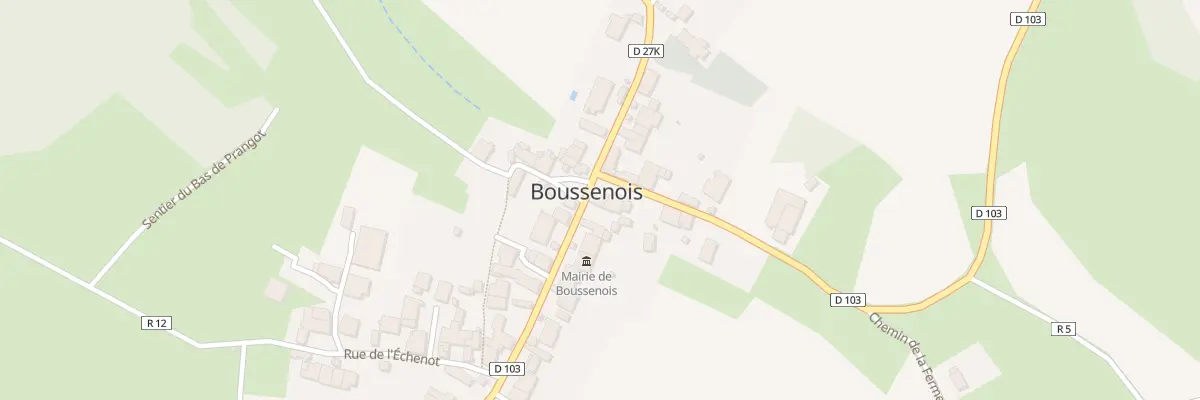 Plan du 46 Gr Grande Rue à Boussenois
