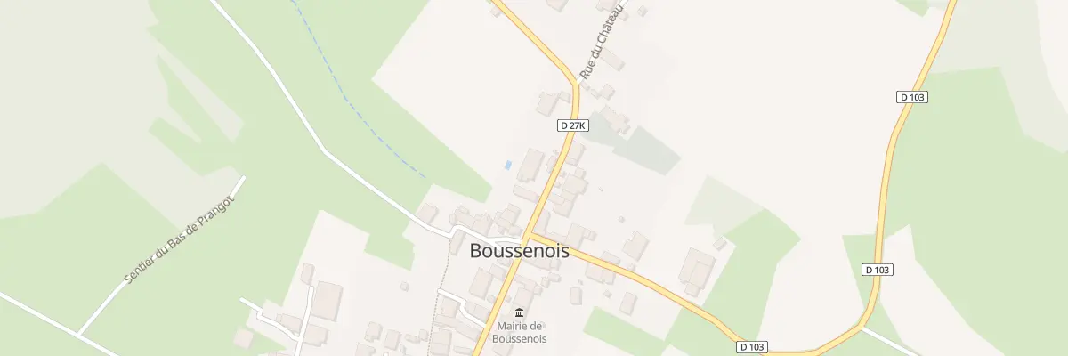 Plan du 39 Gr Grande Rue à Boussenois