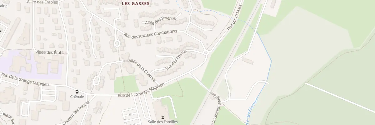 Plan du 3 Rue des Prunus à Péronnas