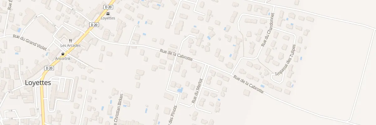 Plan du 286 Rue de la Cabrotte à Loyettes