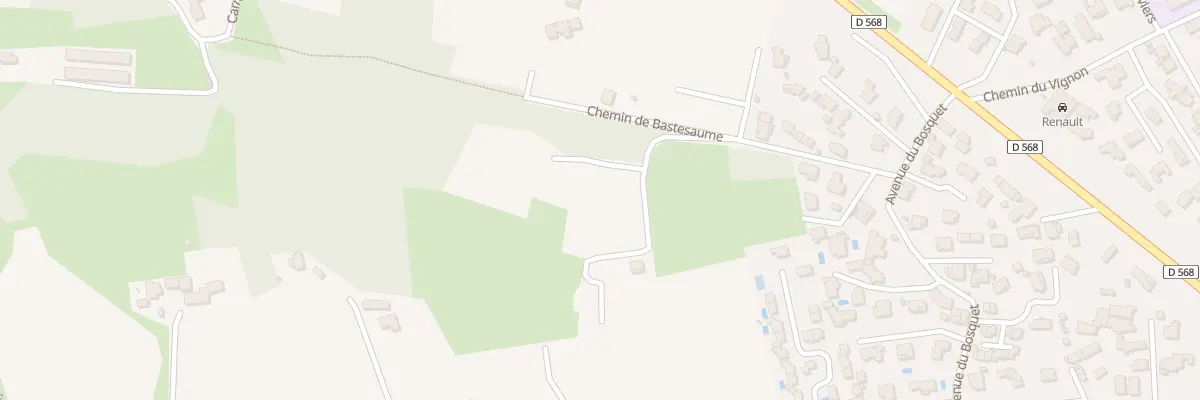 Plan du 9946 Av du Bosquet à Gignac-la-Nerthe
