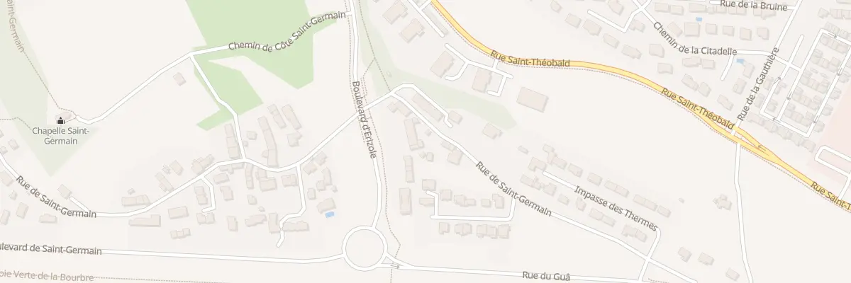 Plan du 2 Rue de Saint Germain à L’Isle-d’Abeau