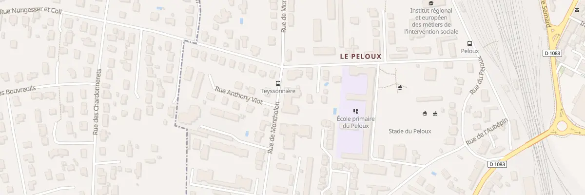Plan du 37 Rue de Montholon à Bourg-en-Bresse