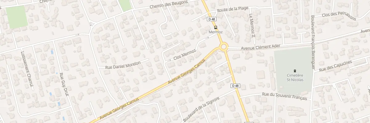Plan du 7 Rte de la Plage à Marignane