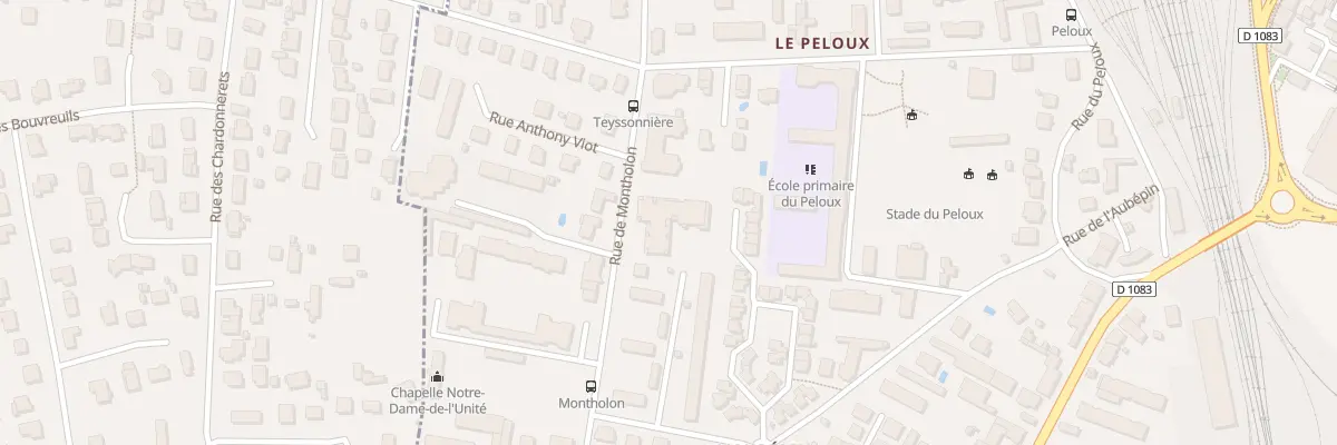 Plan du 43 Rue de Montholon à Bourg-en-Bresse